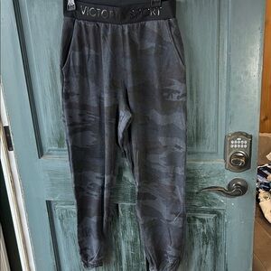 Victoria's Secret Gray Camo Pajama Pants